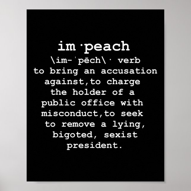 Implicit trumpdefinition Resist Dump Trump Trump Poster (Framsidan)