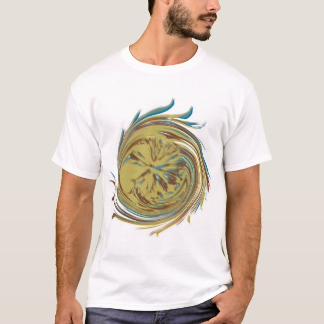 implosionsabstrakt tee shirt (Framsida)