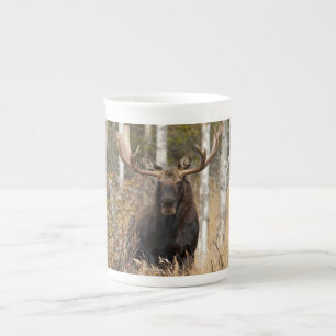 Imponerande Bull Moose Benporslin Mugg