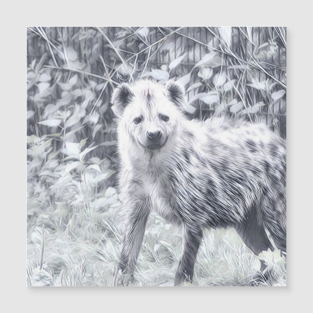 Imponerande djur - hyena (Framsida)