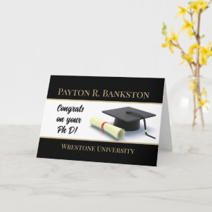 Imponerande doktorsgrad. Studenten anpassningsbar- Kort