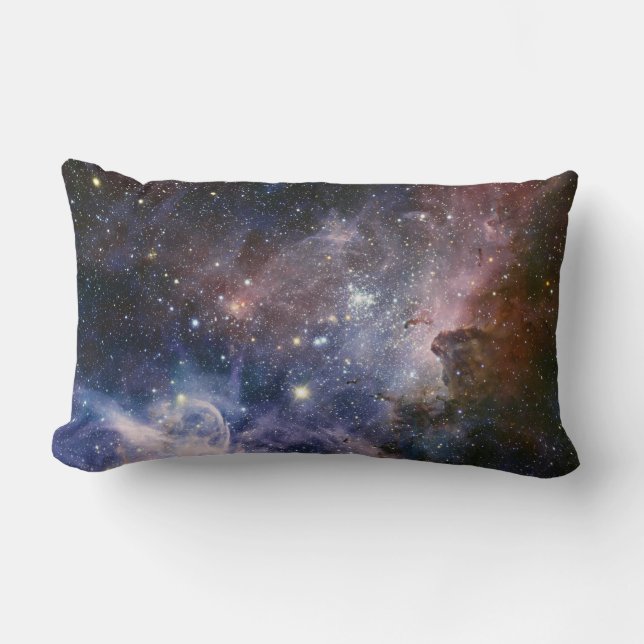 Imponerande föreställning för astronomi för lumbarkudde (Framsida)