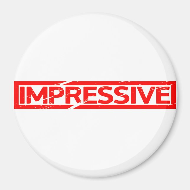 Imponerande Frimärke Magnet (Framsidan)