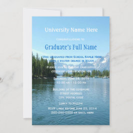 imponerande landskapsceremoni i studenten inbjudningar