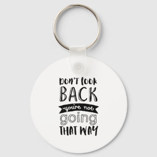 Imponerande livsoffert Titta inte bakåt Nyckelring