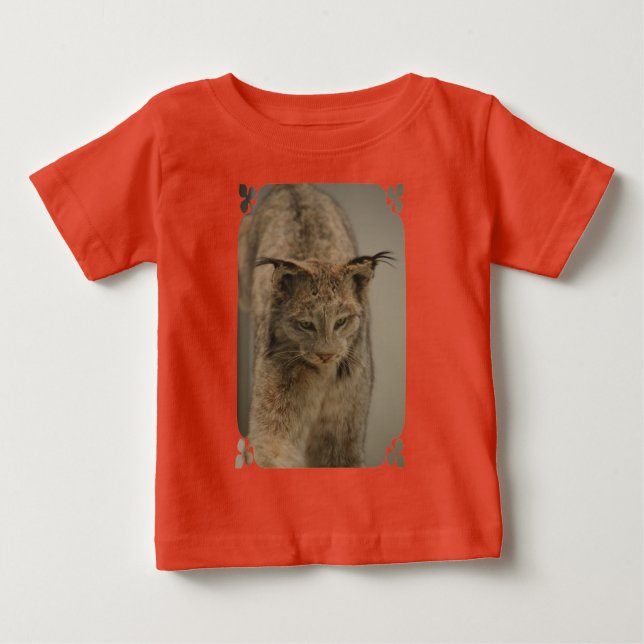 Imponerande Lynx T Shirt (Framsida)