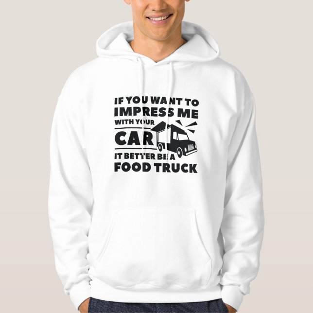 Imponerande matlastbil hoodie (Framsida)