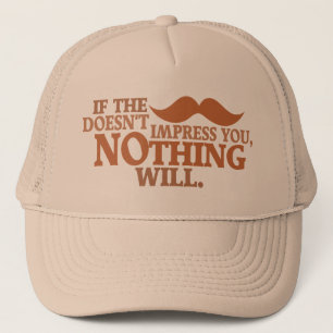 Imponerande mustache hat - välj färg keps