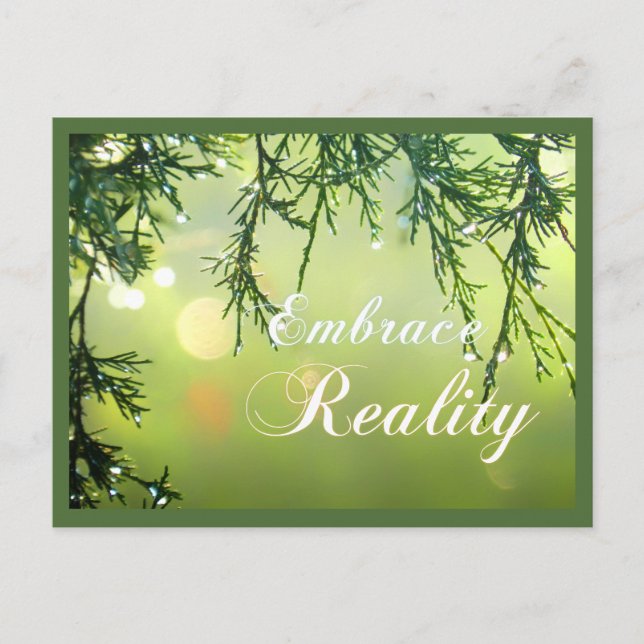 Imponerande offertanalys Reality Positive Thinking Vykort (Framsida)