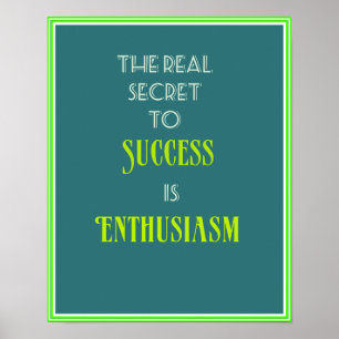 Imponerande offerttypografi poster