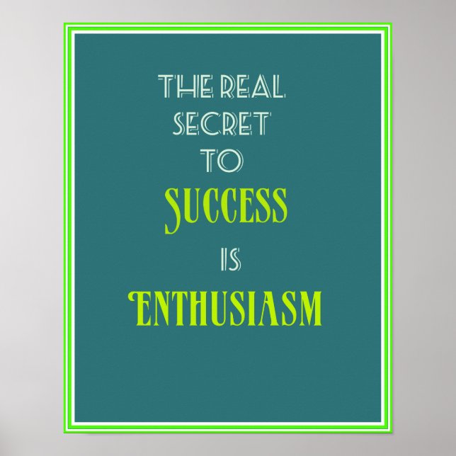 Imponerande offerttypografi poster (Framsidan)