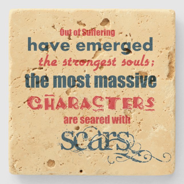 Imponerande offerttypografi stenunderlägg (Framsidan)