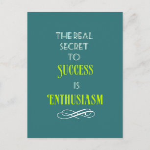 Imponerande offerttypografi vykort