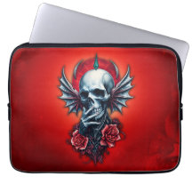 Imponerande, realistiskt skalle med vingar