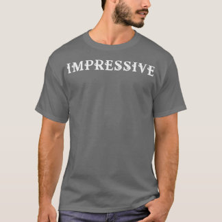 Imponerande typografi t shirt
