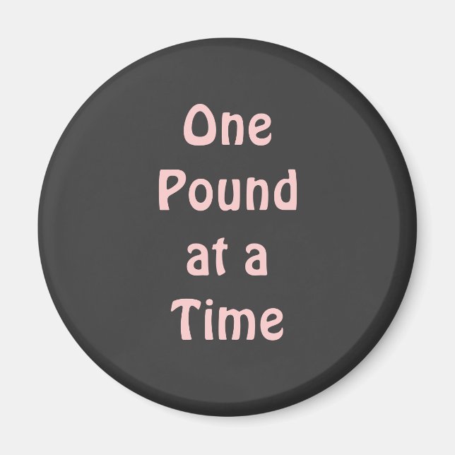 Imponerande viktförlust, citattecken magnet (Framsidan)