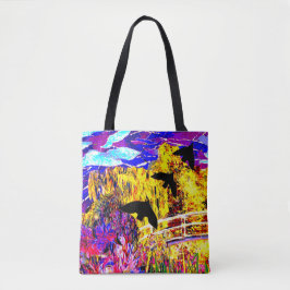 Imponerat av tre tygkasse