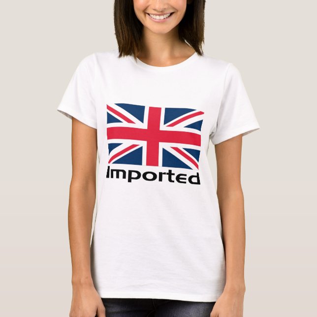 Importerad UK-flagga Tee Shirt (Framsida)