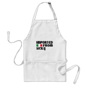 Importerat från Sicily Förkläde