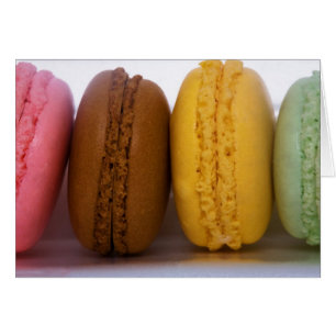 Importerat gourmet Fransk macarons (makaroner) Hälsningskort
