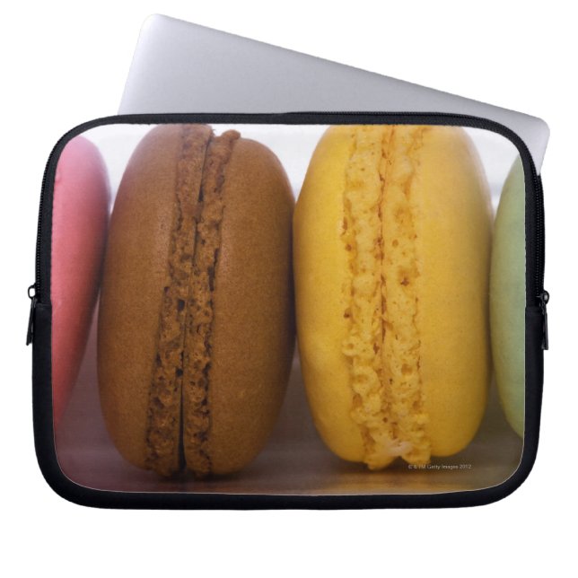 Importerat gourmet Fransk macarons (makaroner) Laptop Fodral (Framsidan)