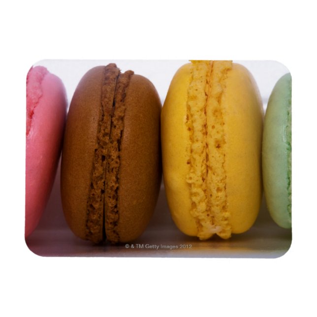 Importerat gourmet Fransk macarons (makaroner) Magnet (Horisontell)