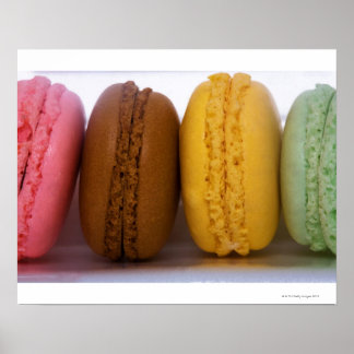 Importerat gourmet Fransk macarons (makaroner) Poster