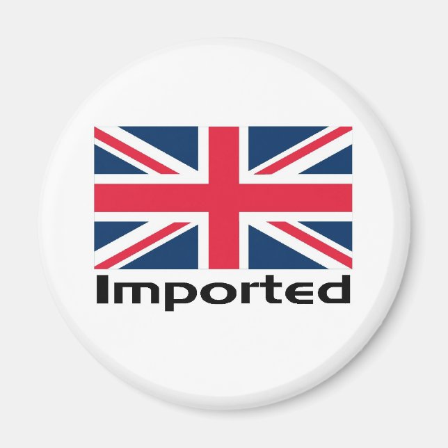 Importerat UK-Flagga Magnet (Framsidan)