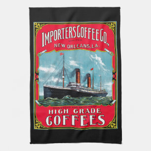 Importörernas kaffekorndiagram kökshandduk