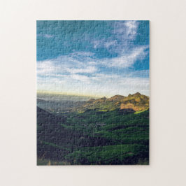 Impossibel Puzzle - Mountain Sunset Pussel