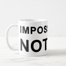 Impossible Is Nothing Kaffemugg