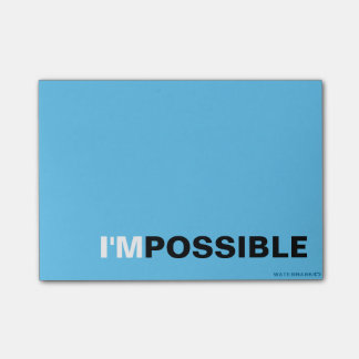 I'MPOSSIBLE POST-IT BLOCK