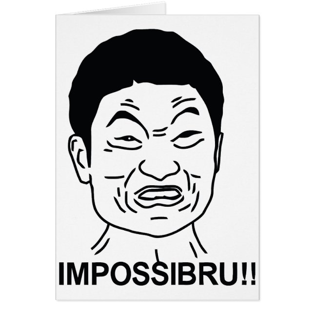 Impossibru Hälsningskort (Framsidan)