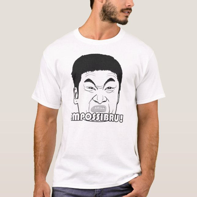 Impossibru Meme skjorta Tee Shirt (Framsida)