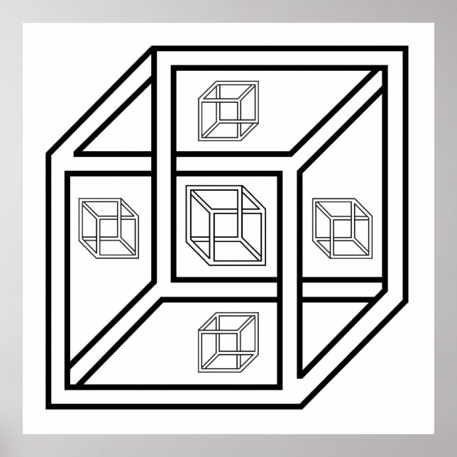 Impossilbe Cube Poster (Framsidan)
