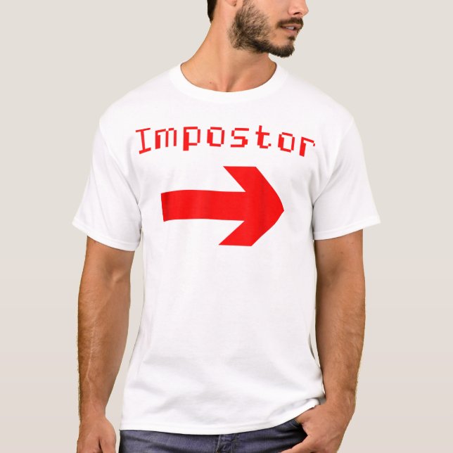 Impostor - Funny videospelsapparat T Shirt (Framsida)