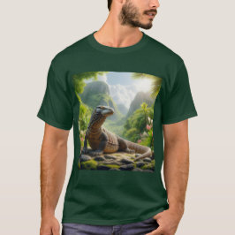 Impresión artística del Dragón de Komodo T Shirt