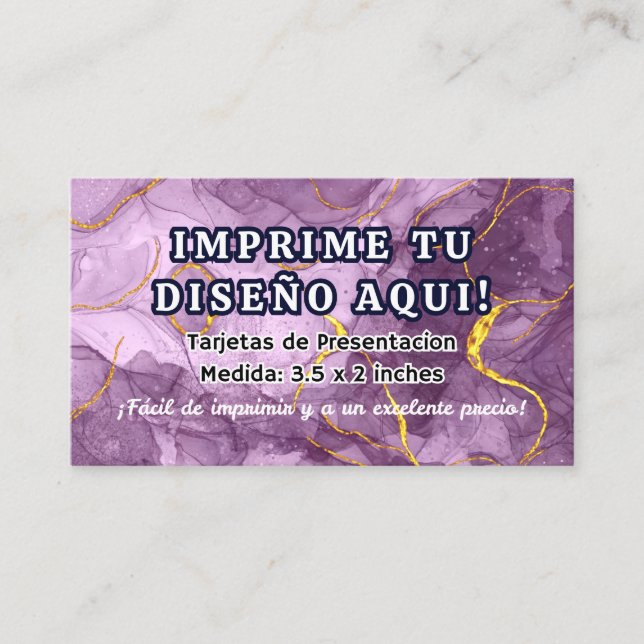 Impresion para Tarjetas de Presentacion Negocio Visitkort (Framsida)