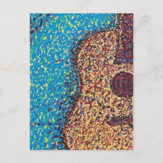 Impresionist gitarrvykort vykort