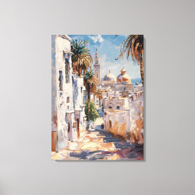 Impressinist picture of Tunis Canvastryck (Framsida)