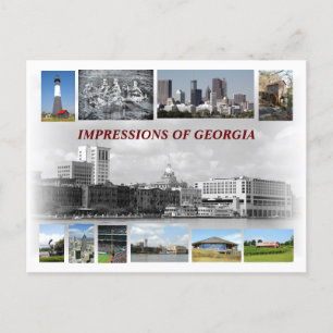 Impression av Georgien, Förenta staterna Vykort