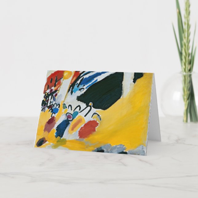 Impression III (Konsert) av Wassily Kandinsky Kort (Framsida)
