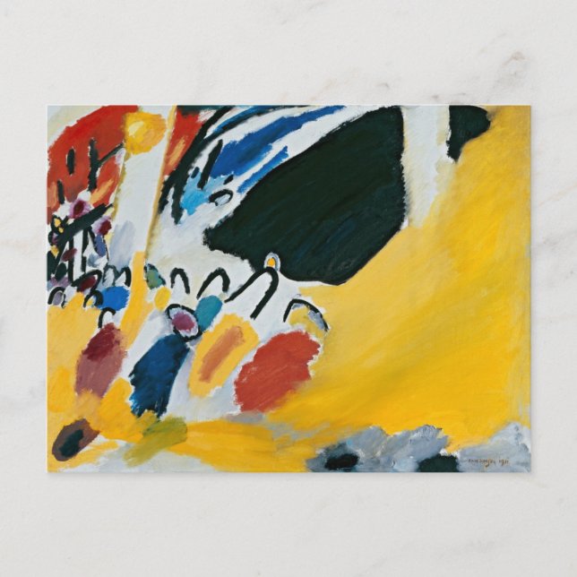 Impression III (Konsert) av Wassily Kandinsky Vykort (Framsida)