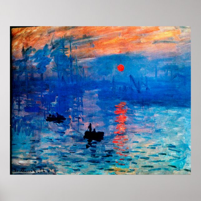 Impression, Soluppgång 1872 Poster (Framsidan)