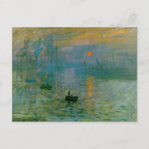 Impression, soluppgång vykort