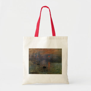 Impression Sunrise av Claude Monet, Vintage Art Tygkasse