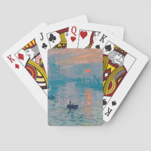 Impression Sunrise claude monet impressionist Casinokort