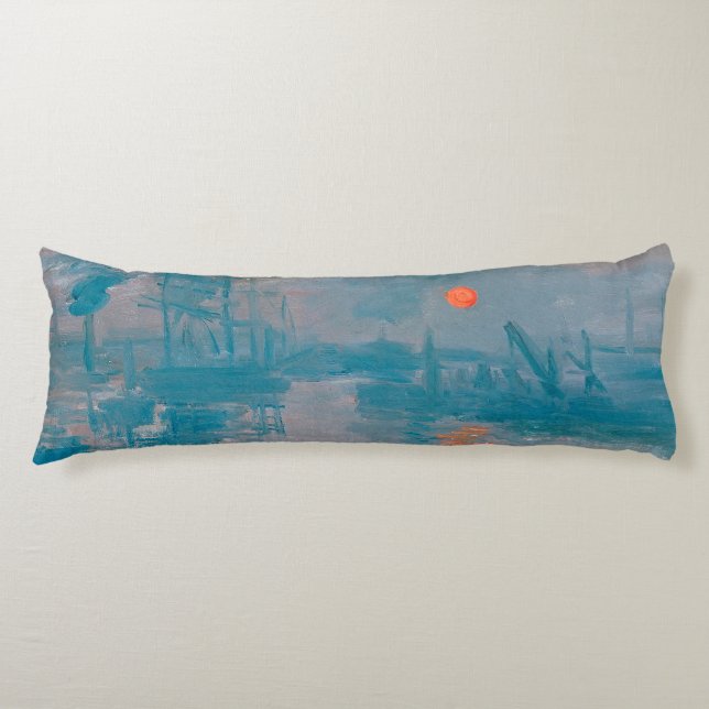 Impression Sunrise Claude Monet Kroppskudde (Framsidan)