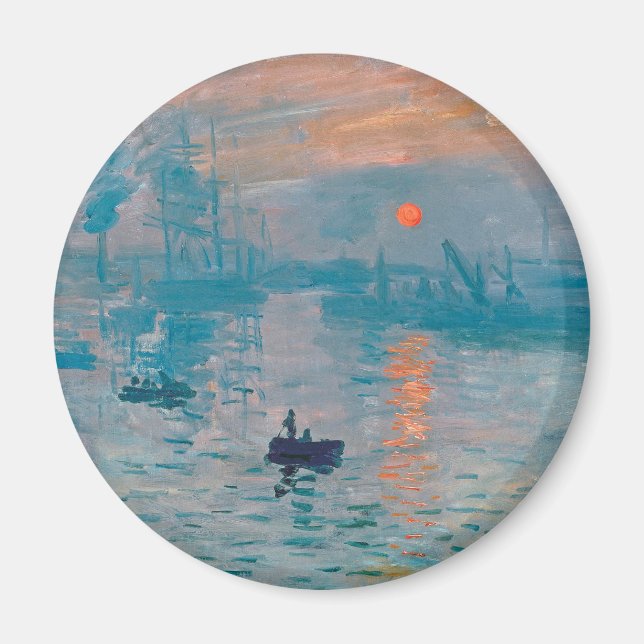 Impression Sunrise Claude Monet Magnet (Framsidan)