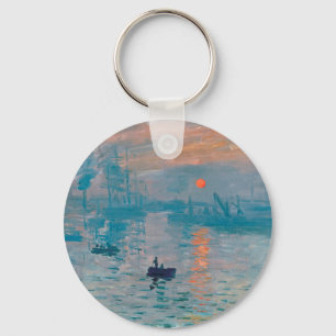 Impression Sunrise Claude Monet Nyckelring